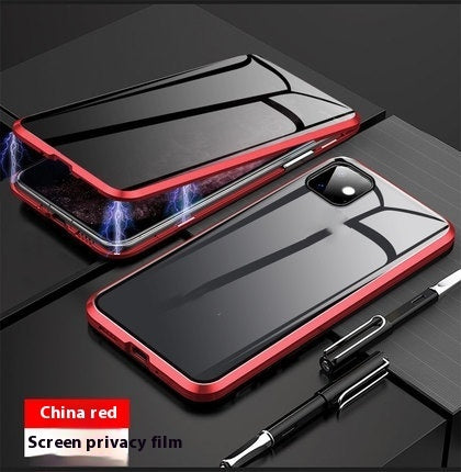 Anti-peep Magnetic Privacy Glass Phone Case